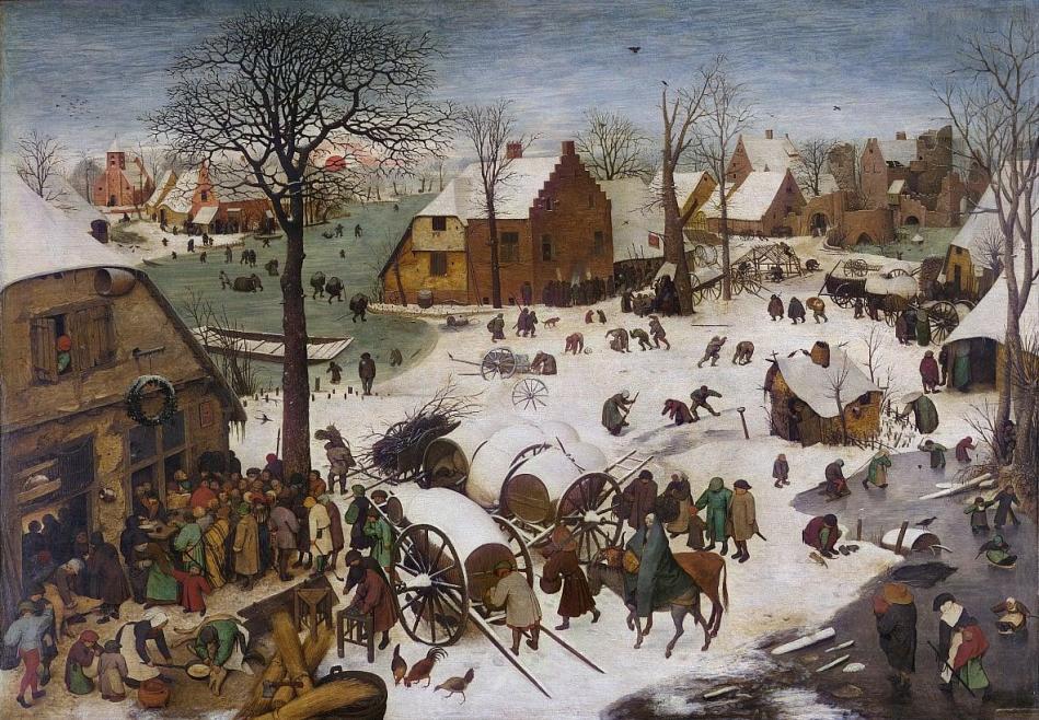 Pieter Brueghel - A betlehemi népszámlálás