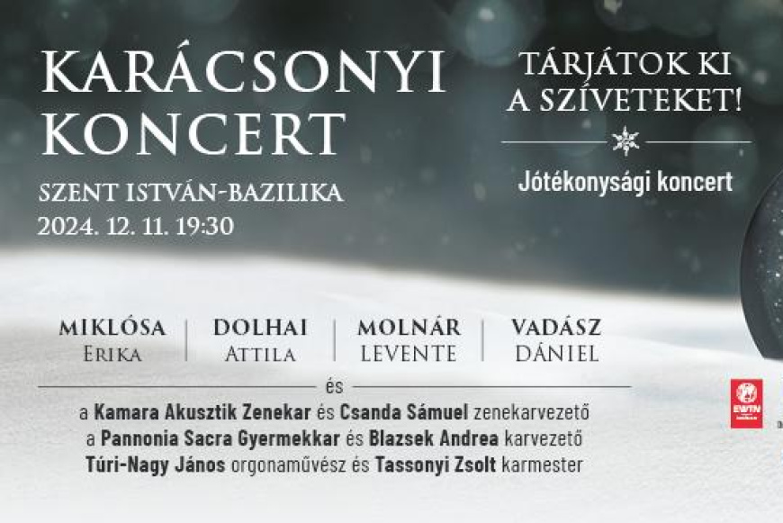 A karácsonyi csoda a szívünkben él - jótékonysági koncert