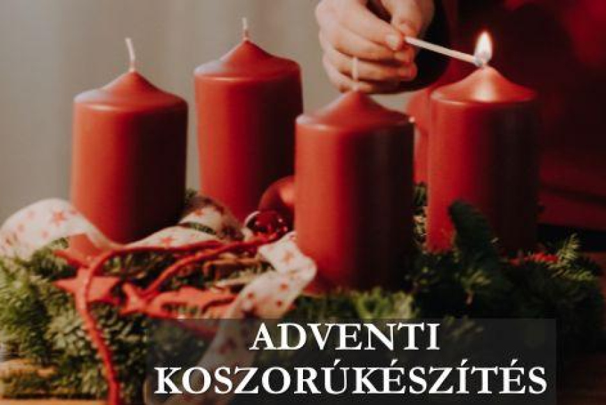 Adventi koszorúkészítés