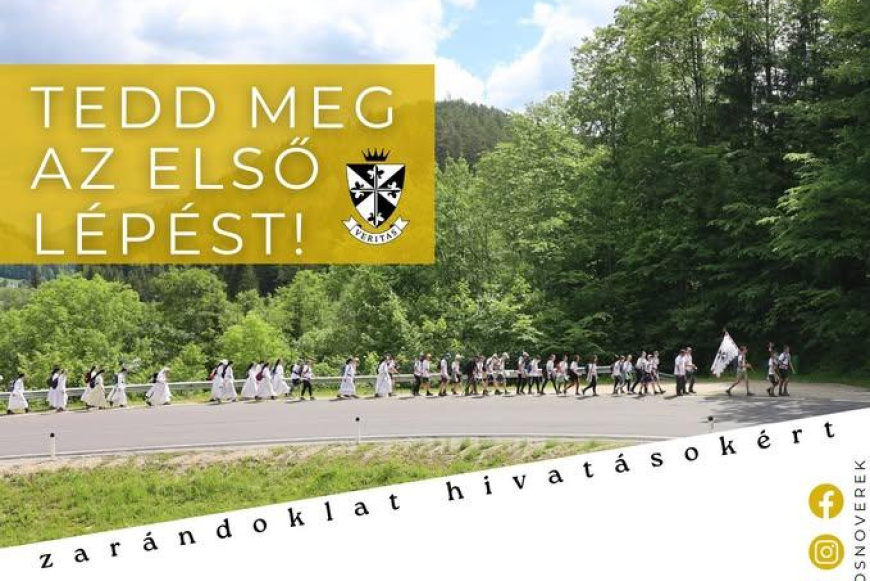 Tedd meg az első lépést! - Hivatás-zarándoklat 2025