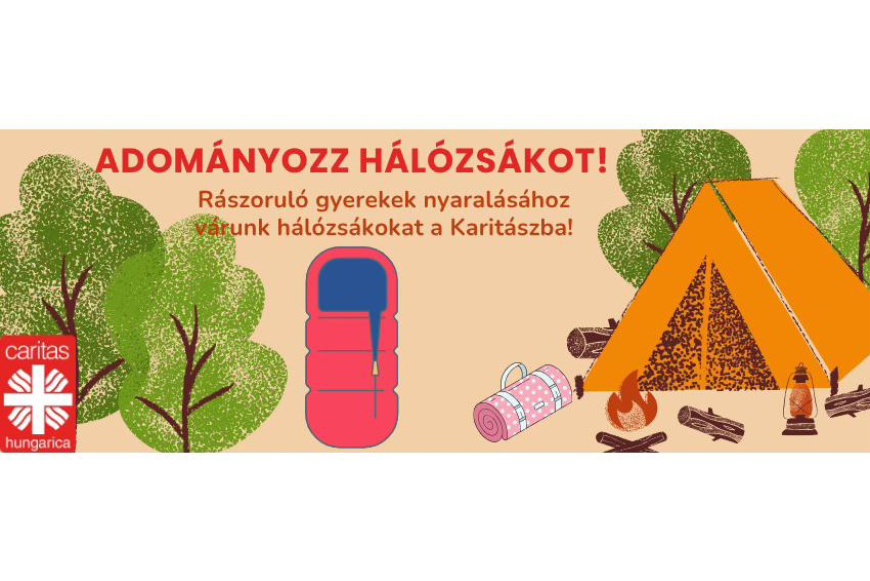 Adományozz hálózsákot!