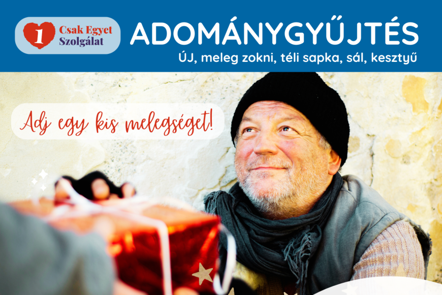 Adj egy kis melegséget! - Zokni, sapka, sál, kesztyű gyűjtés hajléktalanoknak