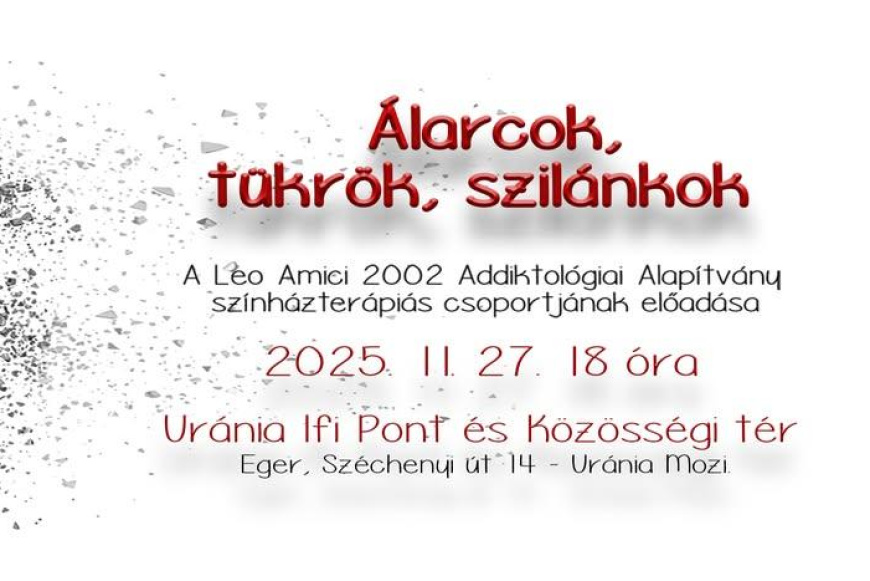 Álarcok, tükrök, szilánkok- színházterápiás előadás