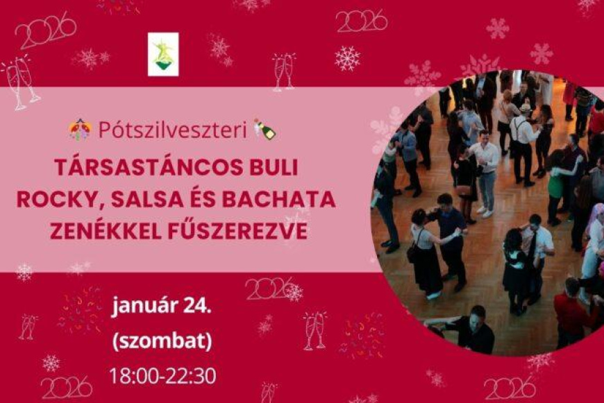 P&oacute;tszilveszteri T&aacute;rsast&aacute;nc buli rocky, salsa &eacute;s bachata zen&eacute;kkel fűszerezve