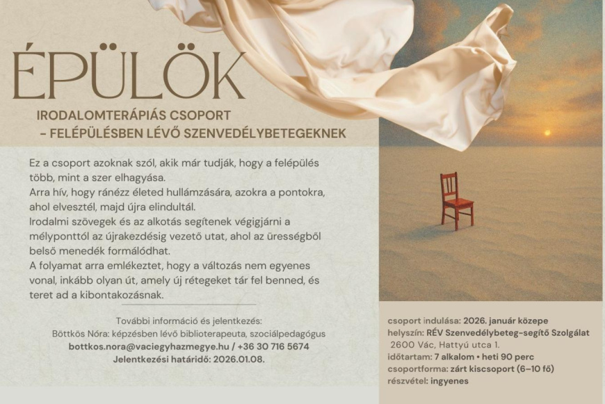 &Eacute;p&uuml;l&ouml;k- irodalomter&aacute;pi&aacute;s csoport