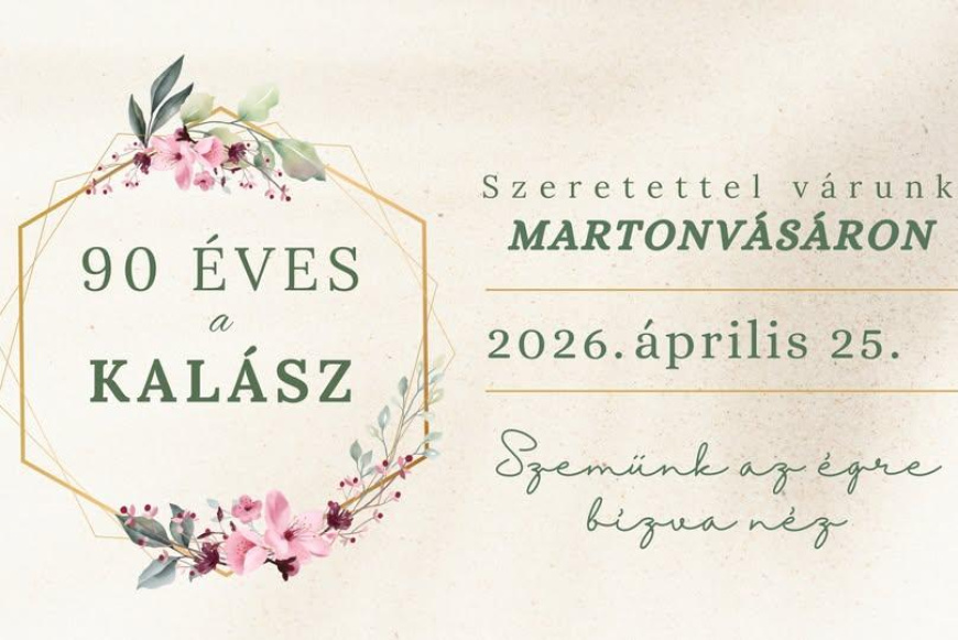 &Uuml;nnepelj&uuml;nk egy&uuml;tt! Megh&iacute;v&oacute; a KAL&Aacute;SZ 90 &eacute;ves jubileum&aacute;ra