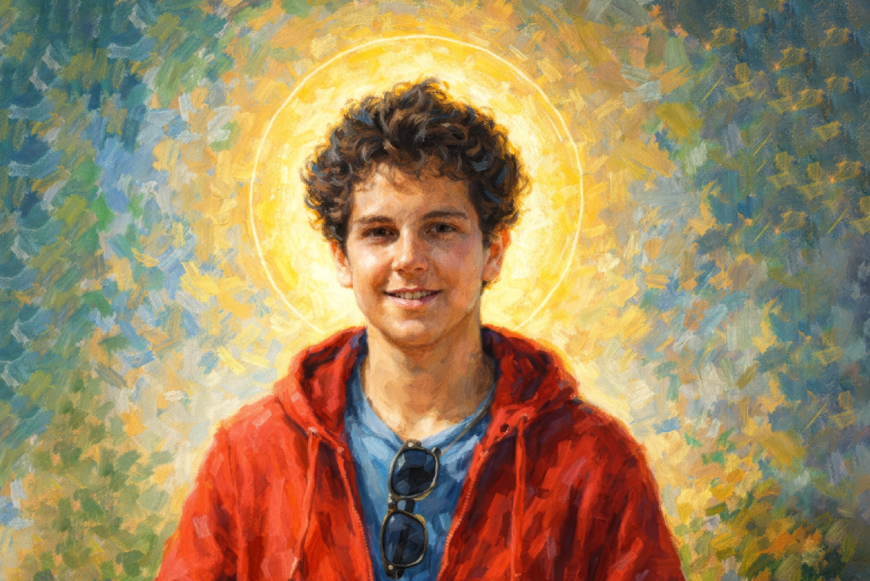 Carlo Acutis erekly&eacute;j&eacute;nek elhelyez&eacute;se 