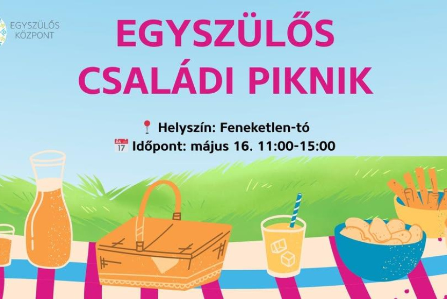 Egysz&uuml;lős csal&aacute;di piknik