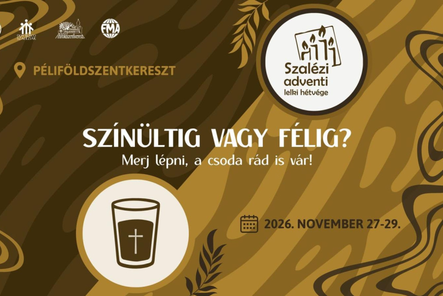 Szal&eacute;zi adventi lelki h&eacute;tv&eacute;ge 18-24 &eacute;veseknek