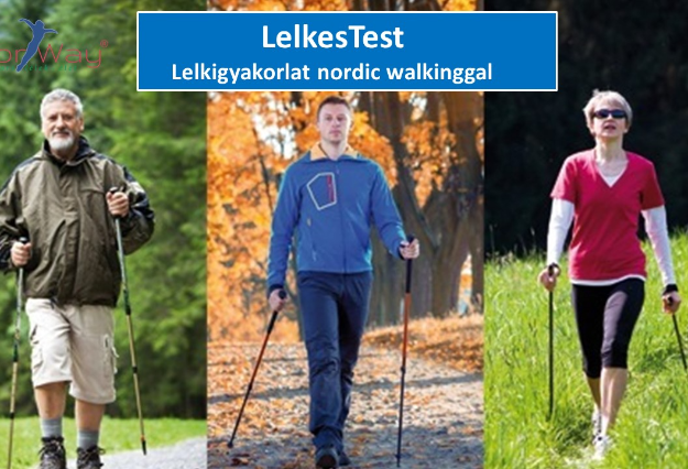 Cor-Way® LelkesTest-lelkigyakorlat nordic walkinggal 25-85 éveseknek
