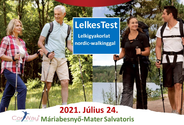 Cor-Way® LelkesTest-lelkigyakorlat nordic walkinggal -házaspároknak